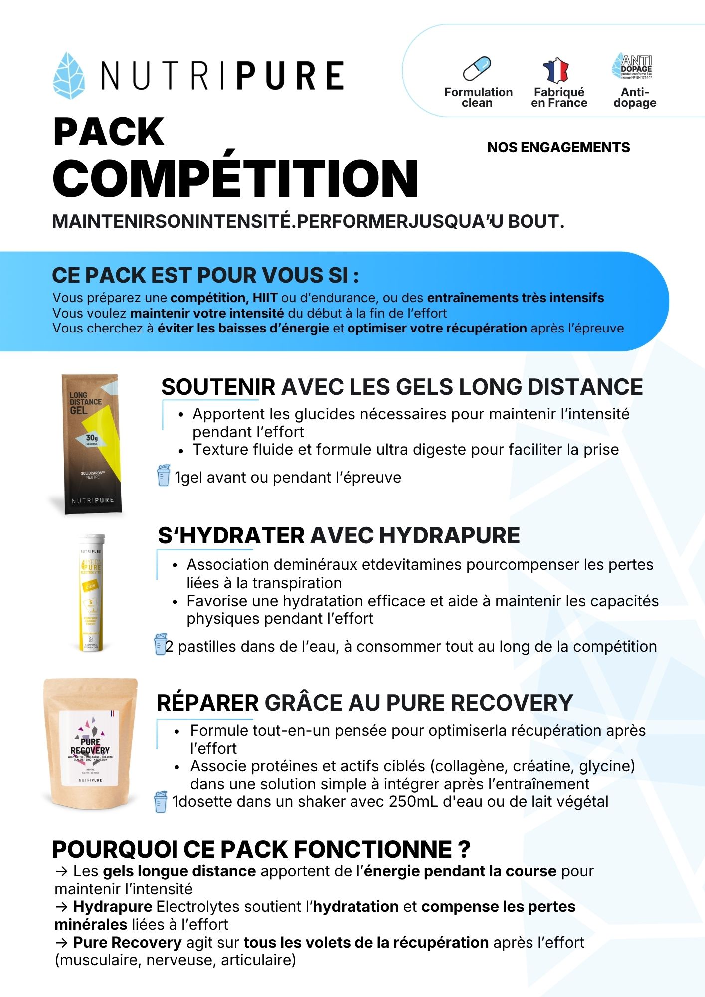 Le pack competition Nutripure